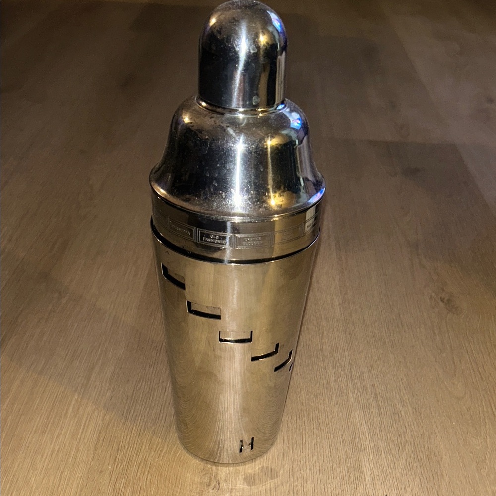 Pottery Barn martini drink shaker